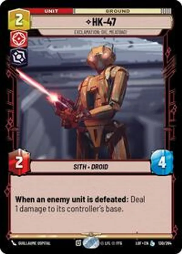 HK-47 - Exclamation: Die, Meatbag! • Legends of the Force (LOF